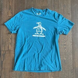 Penguin classic logo t shirt